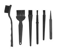 Respicefinem Plastic Brush Kit Non Static Multi Use Small Portable For Computer Car Seat Keyboard and Other Small Places Cleaning Suitable For Household Appliances Car Interiors
