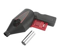 Respicefinem Portable Manual Operated BBQ Fan Air Blower Energy Saving Fire Starter for Outdoor Camping Picnics and Grilling Approx 18cm Long 163g Weight