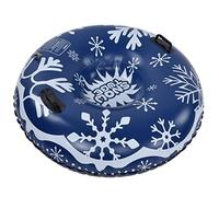 Respicefinem PVC Winter Inflatable Ski Circle with Handle Excellent Tightness Cold High Load Bearing Ideal For Skiing During Thanksgiving and Christmas Approx 1479g 113 5cm Uninfla