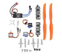 Respicefinem RC Aircraft Accessories Kit High Performance A2212 1400KV Brushless Motor 30A ESC SG90 Servos for RC Airplane Glider Quadcopter Helicopter
