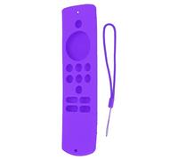 Respicefinem Remote Control Cover Silicone Soft Anti Slip Shockproof Protective Remote Sleeve with Lanyard For Fire TV Stick Lite Premium Silicone Material Ideal For Daily Use At H (Purple Set)