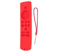 Respicefinem Remote Control Cover Silicone Soft Anti Slip Shockproof Protective Remote Sleeve with Lanyard For Fire TV Stick Lite Premium Silicone Material Ideal For Daily Use At H (Red Set)