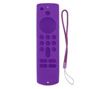 Respicefinem Remote Control Silicone Cover for Fire TV Stick 3rd Gen Soft Anti Slip with Lanyard Ideal for Home Entertainment Precise Cutouts and Lightweight Design (Juego púrpura)
