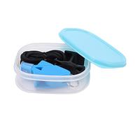 Respicefinem Silbato azul claro para baloncesto con cordón y clip para los dedos, hecho de plástico de calidad que garantiza una durabilidad extrema y cuenta con un sonido nítido y audaz (azul claro)