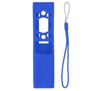 Respicefinem Silicone TV Case Remoto para Cubierta Protectora antideslizable para la Piel Suave con la Piel Suave con cordón para Uso Familiar (Bleu)