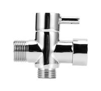 Respicefinem Solid Metal 3way Derter Válvula Diverador confiable y a prueba de fugas Ideal para sistemas de ducha de baño con divisor de agua G1/2 fijo de spray y spray (7/8 Divisor de agua C)