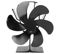 Respicefinem Ventilador de estufa de calor de 6 aspas con arranque automático, resistente a altas temperaturas, ideal para hornos de peletización de gas y madera con un diámetro