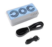 Respicefinem Ventilador solar para coche, silencioso, multifuncional, energía solar, ventilador de ventilación para ventana de coche, purificación de circulación, color gris (Gris)