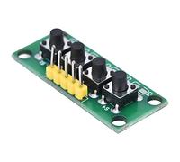 Respicefinem Ver Módulo Ctrol 8x5x1 4 Pin Módulo de Teclado 4 Independiente de los Botones del Teclado de Control para Electrónica de Experimentos
