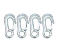 Respicefinem Winch Hook Galvanized Clevis Slip Kit con pestillos de seguridad confiables y duraderos para remolcar objetos pesados en el barco de remolques y diversas (108 * 20 mm)