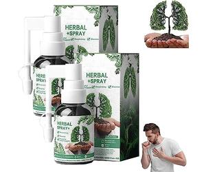 Respinature Herbal Lung Cleanse Mist-Powerful Lung Support, 30 ml Respinature Herbal Spray,4 Weeks Powerful Lung Support & Cleanse & Respiratory, Herbal Body Care Essence, Suitable for Daily (2