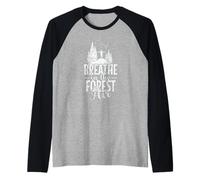 Respira el Aire del Bosque Camiseta Manga Raglan