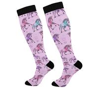 Respirable Calcetines Mares de caballos Calcetine Mujer, Cómodo Calcetines Deportivos, Running, Adulto, Hombre, 50cm