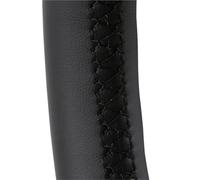 Respirable Funda Volante Piel Microfibra Cosida A Mano A Medida para Citroen para Grand para C4 para Picasso(Black Thread)