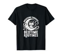 RESPIRACIÓN A TRAVÉS DE RUTINAS HORA DE RECUERDO Búho Luna Estrel Camiseta
