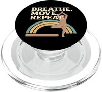 Respiración Movimiento Repetir Yoga Pose Rainbow PopSockets PopGrip para MagSafe