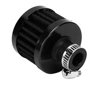 Respiradero de entrada de aire Kuuleyn, Mini filtro de entrada de aire de 13mm/0,5in respiradero del cárter del cigüeñal, accesorio universal para coche y motocicleta(Negro)
