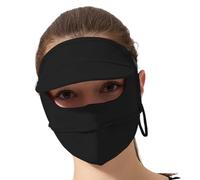 Respirador de seda de hielo para exteriores, protección solar, para motocicleta, escalada, cuello, para actividades al aire libre, correr, cubierta facial