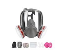 Respirador Facial Completo Reutilizable, Máscara de Gas 6800, Respirador de Compatible con Filtro de Partículas.