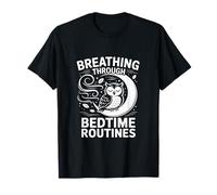 Respirando a través de las rutinas de la hora de acostarse Búho Camiseta