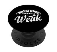 Respirar es para la Broma de natación débil PopSockets PopGrip Adhesivo