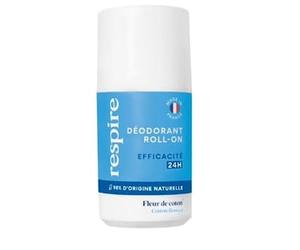 Respire Desodorante Roll-on flor de algodón - Botella de 50 ml