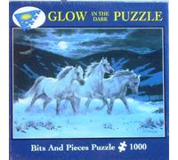 Resplandor en la oscuridad: Chris Cummings Caballos nocturnos en nieve