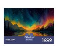 Resplandor fugaz Puzle 1000 Piezas Resplandor fugaz Paisaje - Desafío Decorativo, Mindfulness En Pareja, Póster 1:1, 70x50cm/1000pcs