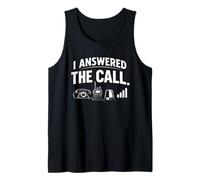 Respondí a la Llamada: Divertida Cita de un despachador del 911 Camiseta sin Mangas