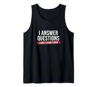 Respondo preguntas que no sé Conocía Jugadores nocturnos de trivia Camiseta sin Mangas