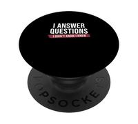 Respondo preguntas que no sé Conocía Jugadores nocturnos de trivia PopSockets PopGrip Adhesivo