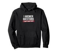 Respondo preguntas que no sé Conocía Jugadores nocturnos de trivia Sudadera con Capucha