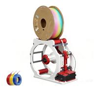 Respooler de filamento 3D, máquina de bobinado de alambre inteligente, arranque y parada inteligente, sin enredos, para bobinas de 1 kg, bobinadora de hilo de soldadura, para PLA/PETG/ABS/TPU