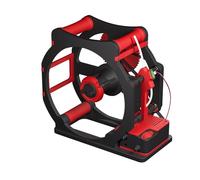 Respooler De Filamento Industrial 3D - Rebobinador De Carrete De Impresora 3D Para Carretes De 1 Kg, Motor De 42 Pasos, Ideal Para La Gestión De Materiales De Impresión (Red)