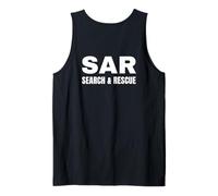 Respuesta de Emergencia Uniforme de búsqueda y Rescate SAR IMPRESIÓN Camiseta sin Mangas