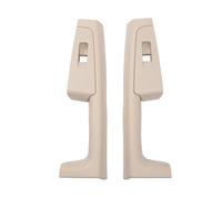 RESPUNEKBAH 2 Piezas: Manija Interior Puerta Delantera/trasera Marco Del Reposabrazos Interruptor Panel Control Moldura 3TD867157 Para Skoda Para Superb 2008-2013(Beige rear)