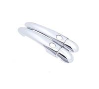 RESPUNEKBAH Accesorios Coche Para Renault Para MeganeII MK2 2 2007 2008 2002~2009Pegatinas Decorativas Estilo ABS Cromado Manija Puerta Cubierta Pintura Reajuste(2 Button 2 Door)