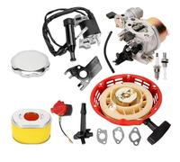 RESPUNEKBAH Accesorios Motocicletas para GX140 GX200 5,5 CV con Filtro Bobina Encendido Carburador Retroceso Kit Servicio Puesta Punto Completo
