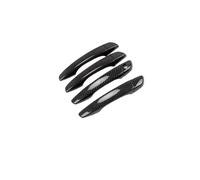 RESPUNEKBAH Embellecedores Manijas Puertas Automóviles Para DS 7 DS7 Para Crossback 2017~2025 Cromados Prueba Rayones Piezas Exteriores Automóviles 4 Piezas(Fibra de carbon)