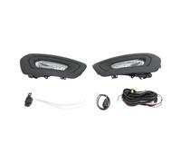 RESPUNEKBAH Faro Antiniebla Izquierdo Y Derecho Para Ford Para Transit 2020-2024 Con Biseles, Cubiertas, Bombillas Y Cableado. Marco Del Faro Antiniebla.