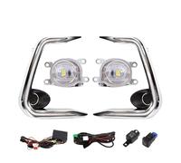 RESPUNEKBAH Luz Diurna LED Antiniebla Delantera Con Direccional Y Cubiertas Cromadas Para Toyota Para Corolla Sedán 2019, 2020, 2021 Y 2022.(DRL and Fog White)