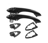 RESPUNEKBAH Manija Exterior Puerta Delantera Izquierda Derecha Automóvil Negra Encendido Apagado Para X5 E53 2000~2006accesorios Piezas Manija Exterior Puerta(2pc right hand drive)