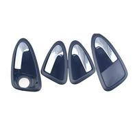 RESPUNEKBAH Para Seat Para Ibiza IV 2008-2019 Manija Interior Cromada Delantera Trasera Izquierda Conductor Pasajero Derecho 6J1837113A 6J1837114A(4 Pcs Front Rear Kit)