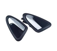 RESPUNEKBAH Para Seat Para Ibiza IV 2008-2019 Manija Interior Cromada Delantera Trasera Izquierda Conductor Pasajero Derecho 6J1837113A 6J1837114A(2 Pcs Rear LH RH)