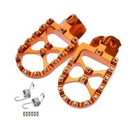 RESPUNEKBAH Pedales Motocicleta Estriberas para Husqvarna 701 Enduro Supermoto Norden 901 TC65 TC85 FS450 TE FE150 501 Estriberas Motocicleta(Orange)