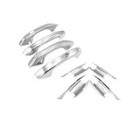 RESPUNEKBAH Pegatinas Para Manija De Puerta Cromada Para Exterior De Para VW Para Caddy MK4 4 2020 2021 2022(Chrome 4 handle bowl)