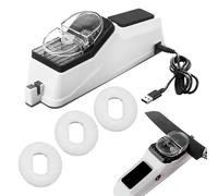 Resputante De Cuchillo Eléctrico: Componentes Electrónicos De PP 23.5x6.5x9cm, Afilador De Afeitar Profesional Para El Hogar, Herramientas De Cocina Para 5 Segundos De Ayuno Con Doble Hendidura Para C