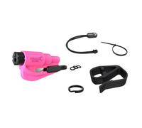 Resqme - Juego de accesorios de llavero de emergencia original para escape, cortador de cinturón de seguridad 2 en 1 y rompeventanas, fabricado en Estados Unidos con clip de visera, cordón, llavero y