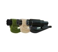 RESQME La Herramienta Original para Llavero de Escape de Emergencia de automóvil, Cortador de cinturón 2 en 1 y rompevidrios, Fabricado en EE. UU., Paquete de 3, Verde Militar, Arena, Negro