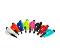 resqme El llavero de emergencia original Herramienta de escape de automóvil, cortador de cinturón de seguridad 2 en 1 y rompeventanas, fabricado en EE. UU., Rainbow Pack 8 colores